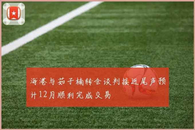 海港与茹子楠转会谈判接近尾声预计12月顺利完成交易